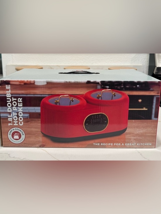 Chef’s Counter Other - Chefs Counter Red Double Hot Pot Cooker✨